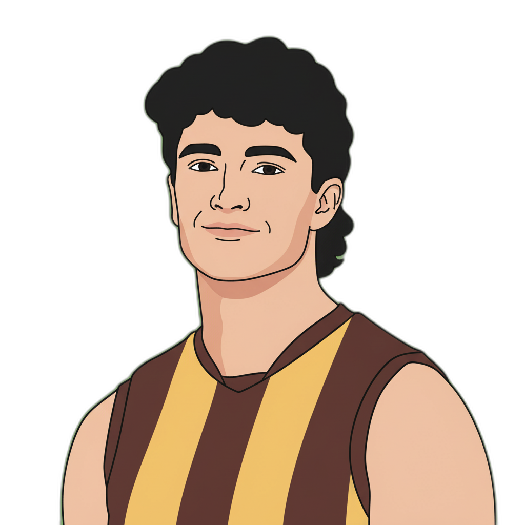 Tom Barrass portrait illustration