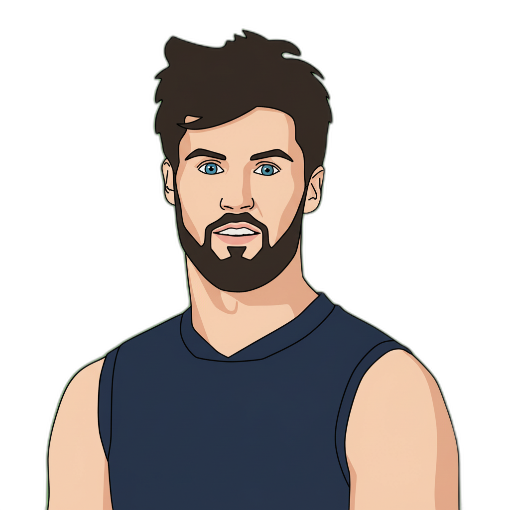 Nic Newman portrait illustration