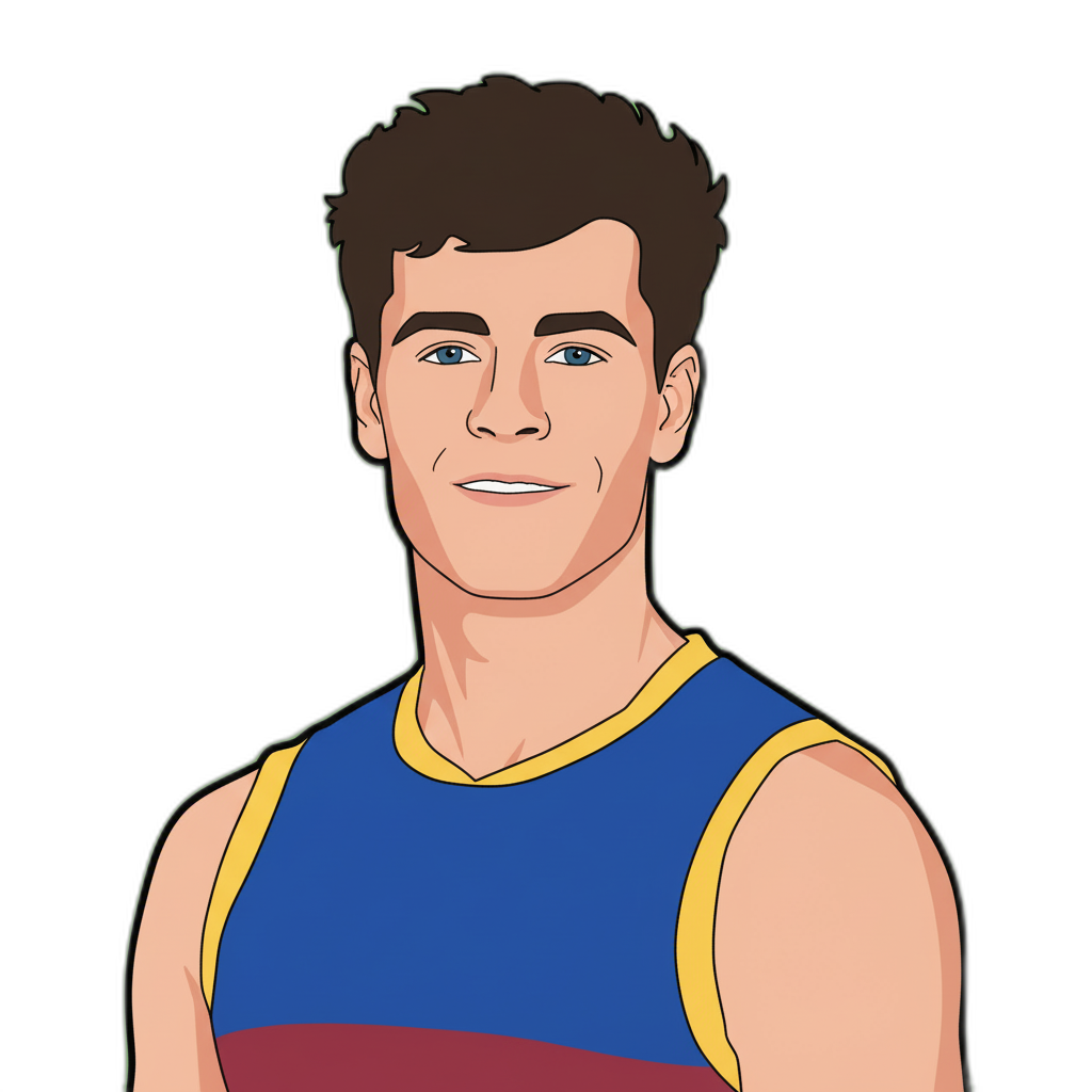 Josh Dunkley portrait illustration