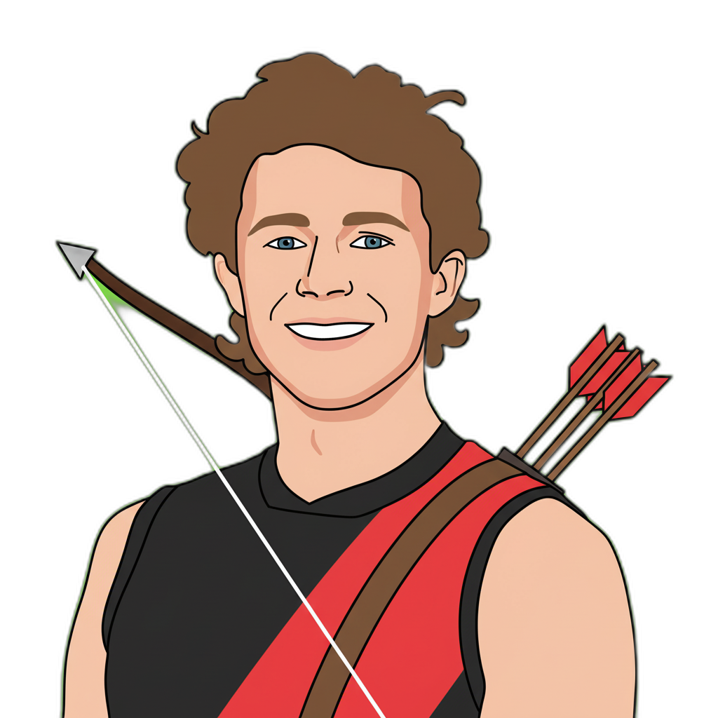 Xavier Duursma portrait illustration