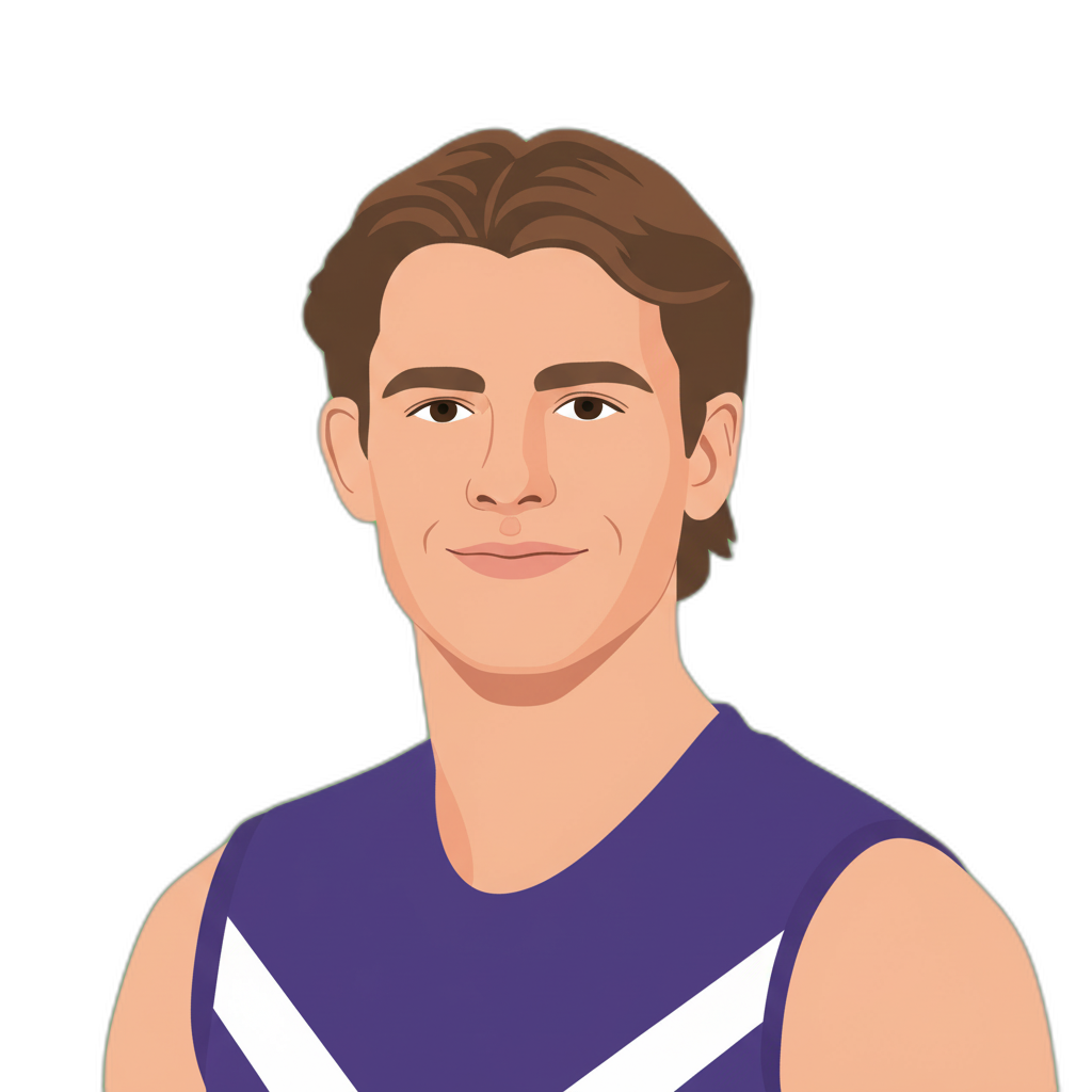 Caleb Serong portrait illustration