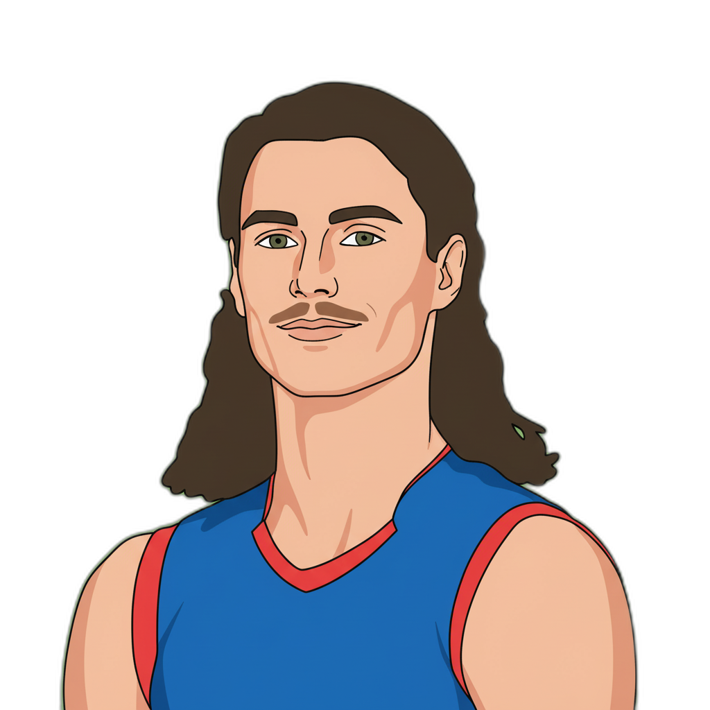 Caleb Poulter portrait illustration