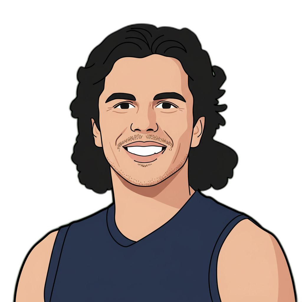 Elijah Hollands portrait illustration