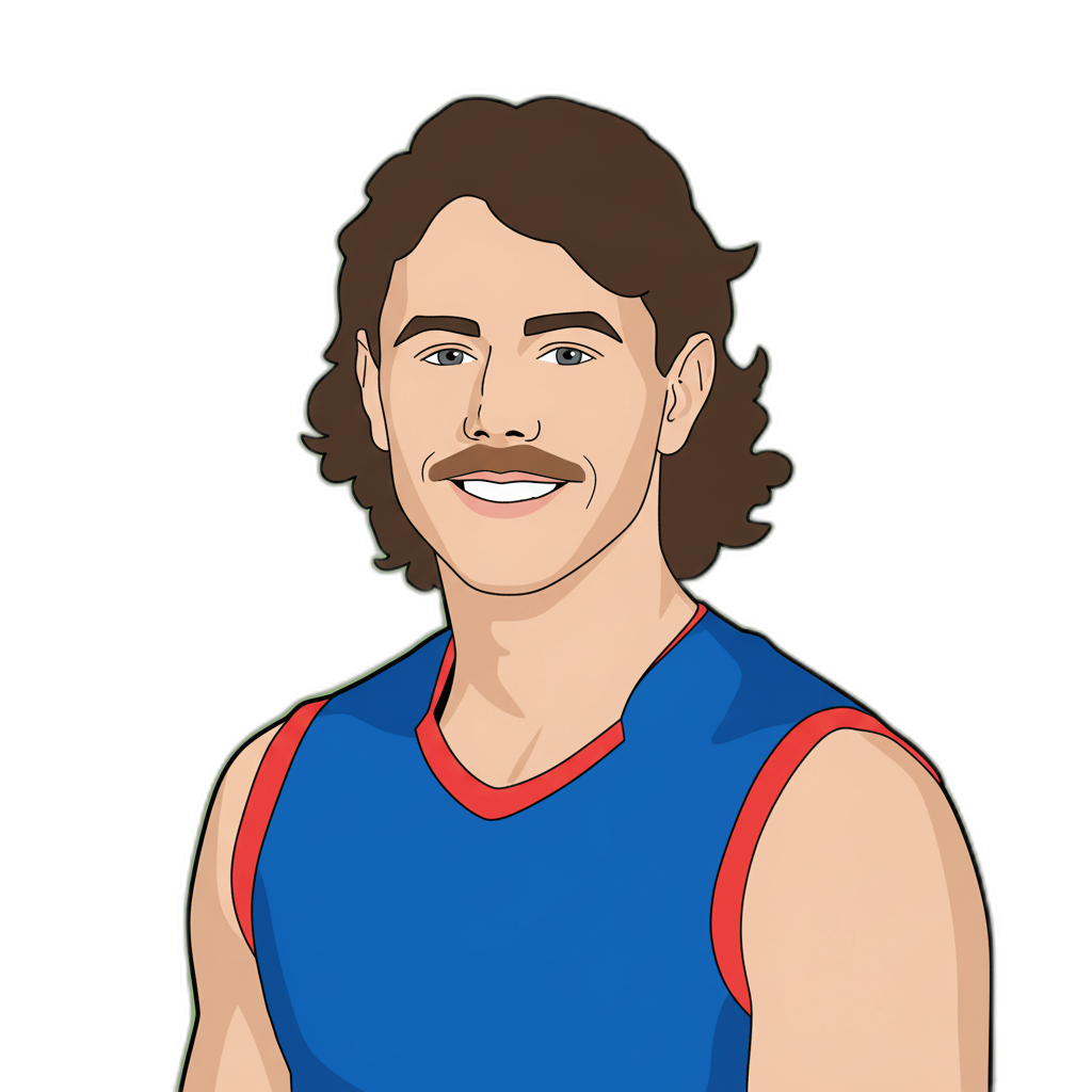 Lachlan Bramble portrait illustration