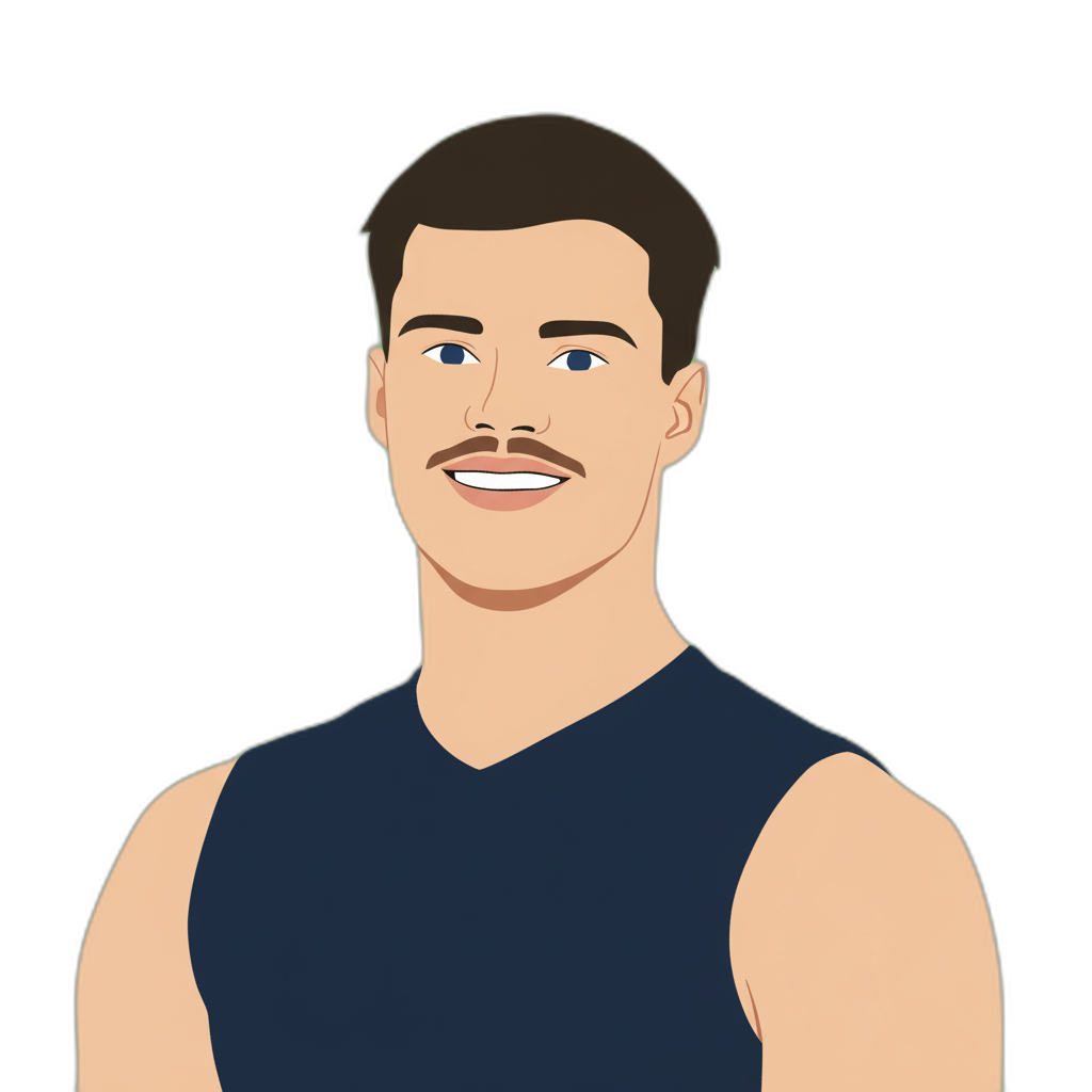 Lachlan Cowan portrait illustration