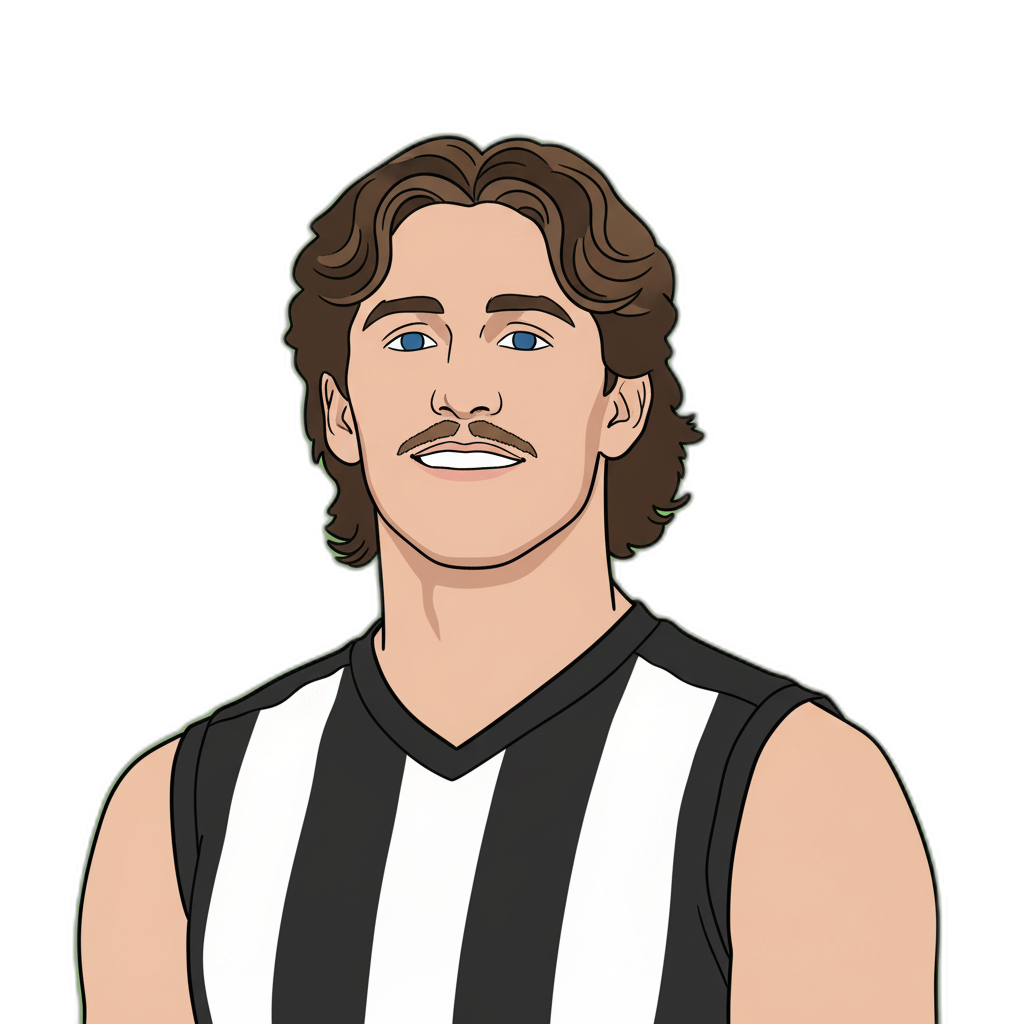 Edward Allan portrait illustration