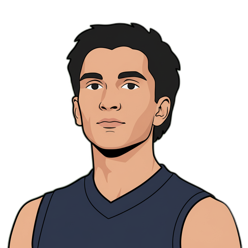 Ashton Moir portrait illustration