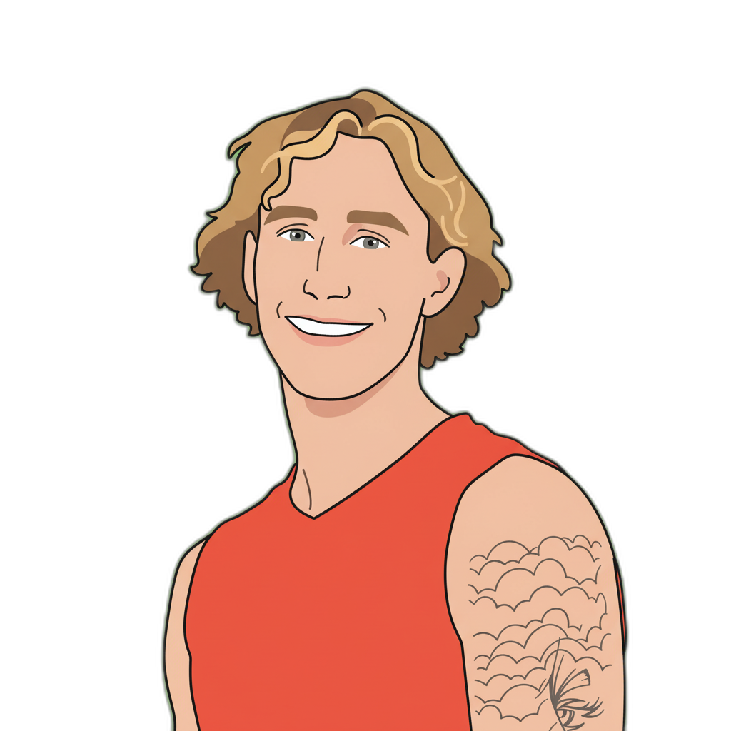 Sam Clohesy portrait illustration