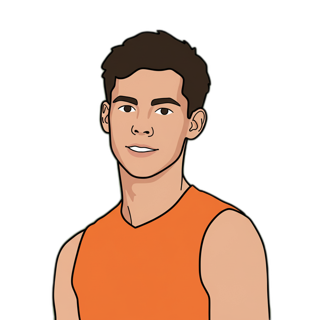 Jack Ough portrait illustration