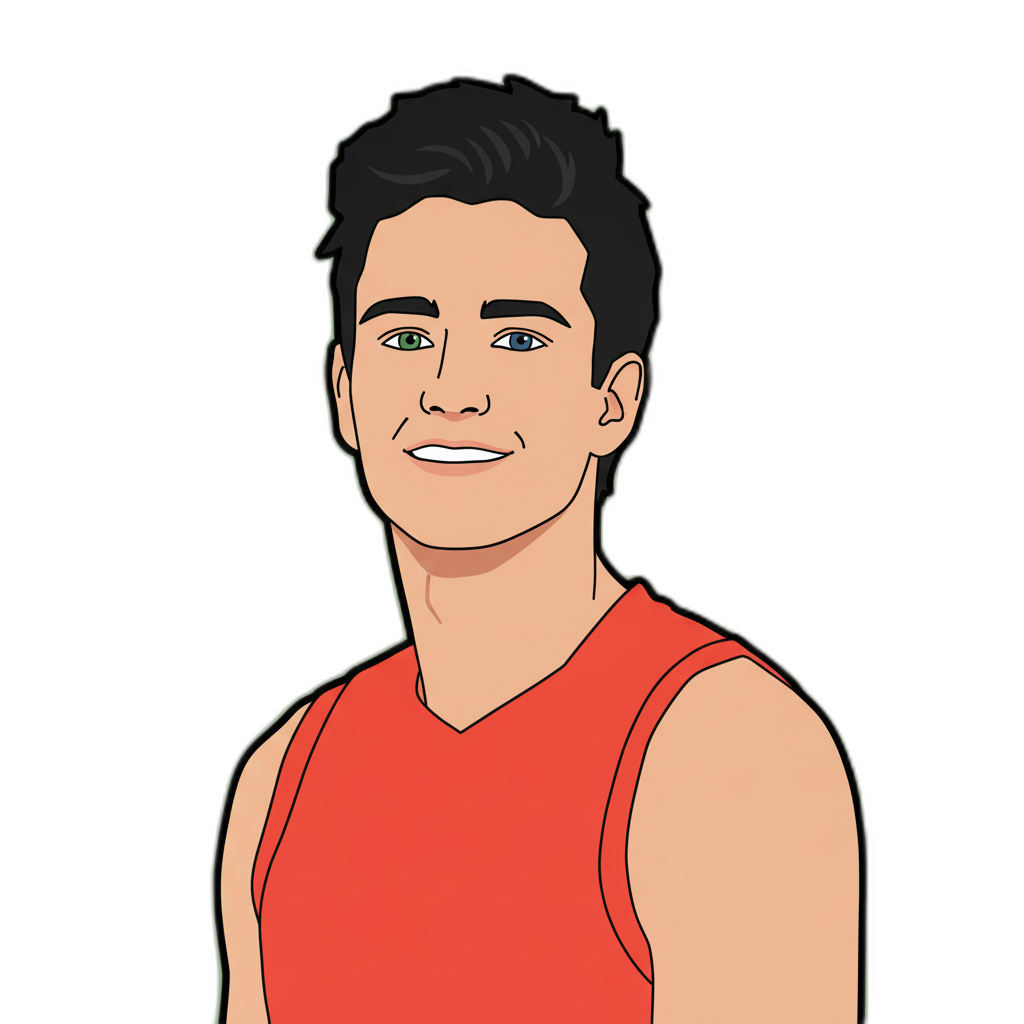 Asher Eastham portrait illustration